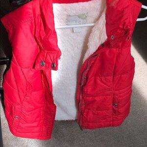 Green Tea Red Vest , Size: Medium